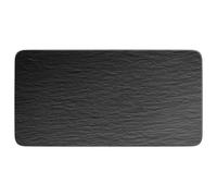Villeroy & Boch - Manufacture Rock Serving Plate, Black 35 cm - Black