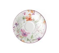 Villeroy & Boch - Mariefleur Basic Coffee Saucer, Beautiful Premium Porcelain Saucer with Playful Flower Decoration, Dishwasher Safe, 16 cm