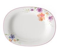 Villeroy & Boch Mariefleur Basic Serving Platter, 34 cm, Premium Porcelain, White/Multicoloured