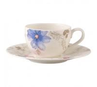 Villeroy & Boch - Mariefleur Gris Basic Coffee Cup With Saucer - White