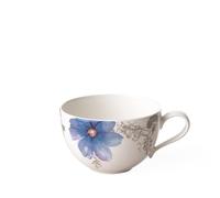 Villeroy & Boch Mariefleur Gris Basic Cup, 390 ml, Height: 7 cm, Premium Porcelain, White/Multicoloured