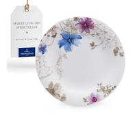 Villeroy & Boch Mariefleur Gris Basic Dinner Plate, 27 cm, Premium Porcelain, White/Multicoloured