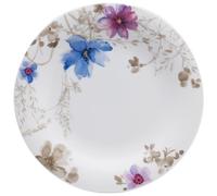 Villeroy & Boch Mariefleur Gris Basic Dinner Plate, 27 cm, Premium Porcelain, White/Multicoloured