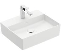 Villeroy & Boch Memento 2.0 - Countertop Washbasin for Console 500x420mm with 1 tap hole without overflow stone white with CeramicPlus