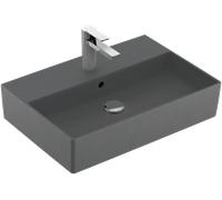 Villeroy & Boch Memento 2.0 - Washbasin 600x420mm with 1 tap hole with overflow graphite with CeramicPlus
