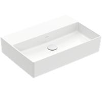 Villeroy & Boch Memento 2.0 - Washbasin for Console 600x420mm without tap holes without overflow white without CeramicPlus