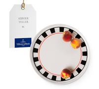 Villeroy & Boch - Memphis Collection Serving Platter 33 cm Multicoloured, Dishwasher-Safe, Microwave-Safe, Serving Platter in Iconic Design with Orange Accents, Serving Tray, Premium Porcelain