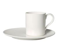 Villeroy & Boch - MetroChic Blanc Coffee Cup With Saucer - White