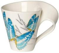 Villeroy & Boch Mug - Birds & Butterflies Flamingo, King Fisher, Conure, Lilac