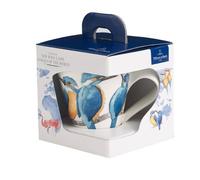 Villeroy & Boch Mug - Birds & Butterflies Flamingo, King Fisher, Conure, Lilac