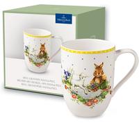 Villeroy & Boch - Spring Awakening Mug, Grandpa Hans & Paul, Cup Yellow-Green, Capacity 280 ml