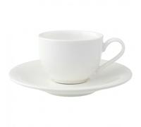 Villeroy & Boch - New Cottage Basic Espresso Cup With Saucer - White
