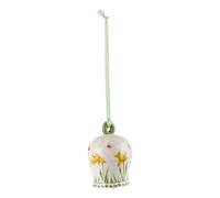 Villeroy & Boch New Flower Bells Ornament Easter Bell, Porcelain, Green/Yellow