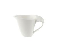 Villeroy & Boch - NewWave Milk Jug, milk jug with curved handle, premium porcelain, dishwasher and microwave safe, white, 200 ml