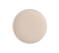 Villeroy & Boch - NewMoon Beige Flat Plate, Beige Plate in Premium Porcelain