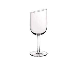 Villeroy & Boch - NewMoon White Wine Glass, Elegant, Modern Sloping Glass for White Wine, Crystal Glass, Transparent, Dishwasher Safe