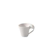 Villeroy & Boch NewWave Caffè Espresso Cup, 80 ml, Premium Porcelain, White