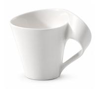 Villeroy & Boch NewWave Coffee Cup, 200 ml, Premium Porcelain, White | Premium porcelain, small coffee/tea cup, microwave safe, perfect for a relaxed coffee or tea break, 4.75 oz net, 6.5 oz gross