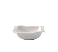 Villeroy & Boch - NewWave Dish, bowl for salads and side dishes, square shape, premium porcelain, dishwasher and microwave safe, white, 25 cm