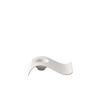 Villeroy & Boch - NewWave Egg Cup, modern egg stand with precise indentation, premium porcelain, dishwasher safe, square, white