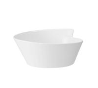 Villeroy & Boch NewWave Large Tureen Premium Porcelain, White | Creamy white porcelain serving bowl, made in Germany, dishwasher, microwave, and oven safe, a Trend Dish of the Year winner