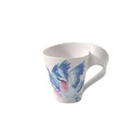 Villeroy & Boch - NewWave Mug Bird Colored, Dishwasher Safe, Microwave Safe, Coffee Mug, Ceramic Cup for Tea New Wave Animals, Lilac-Breasted Roller Mug, Premium Porcelain