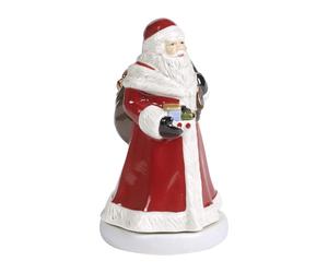 Villeroy & Boch Nostalgic Melody music box Santa Red-white
