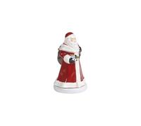 Villeroy & Boch - Nostalgic Melody Santa, decorative hard-paste porcelain Father Christmas figurine, rotating, metal, plastic, multicoloured