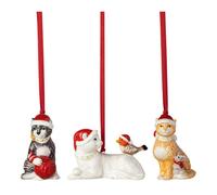 Villeroy & Boch Nostalgic Set of 3 Cat Ornaments