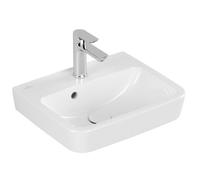 Cloakroom Basin Villeroy and Boch O.novo 1 hole, With overflow, Unpolished 500mm Alpine White