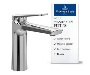 Villeroy & Boch Oasis washbasin tap, spout Height 114 mm - Chrome