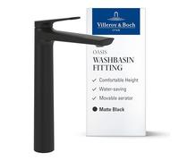 Villeroy & Boch Oasis washbasin tap, spout Height 245 mm - Matt Black