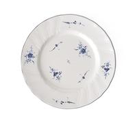 Villeroy & Boch Old Luxembourg Breakfast Plate, 21 cm, Premium Porcelain, White/Blue