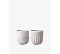 Villeroy & Boch Perlemor Glazed Porcelain Cups Set of Two