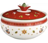 Villeroy & Boch Toy's Delight Sucrier, Porcelaine Premium, Blanc/Rouge
