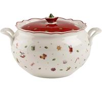 Villeroy & Boch Toy's Delight Soupière, 3 litre, Porcelaine Premium, Blanc/Rouge