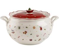 Villeroy & Boch Toy's Delight Soupière, 3 litre, Porcelaine Premium, Blanc/Rouge