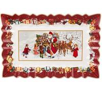 Villeroy & Boch - Toy's Fantasy Cake Plate Rectangular, Microwave Safe, Large Cake Plate, Serving Plate, Serving Board, Tray for Cake and Biscuits, Premium Porcelain