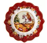 Villeroy & Boch 14-8332-3688 Pastry Plate, Porcelain, Red