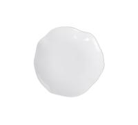 Villeroy & Boch - Pura Bread Plate, Approx. 17 × 17 × 2 cm, Pure White, Dishwasher-Safe & Microwave-Safe, Flowing Shape, Premium Bone Porcelain Made in Germany