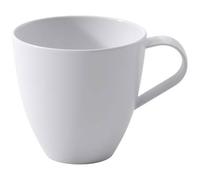 Villeroy & Boch - Pura Coffee Cup, Approx. 10.5 × 8 × 7.6 cm, Pure White, Dishwasher & Microwave Safe, Flowing Shape, Premium Bone Porcelain Made in Germany