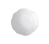 Villeroy & Boch - Pura Salad/Serving Bowl, Approx. 26 × 26 × 10.5 cm, Pure White, Dishwasher-Safe & Microwave-Safe, Flowing Shape, Premium Bone Porcelain Made in Germany