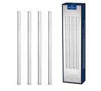 Villeroy & Boch - Purismo Bar, Long Glass Straw, Set of 4, 20 cm, Crystal Glass