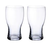 Villeroy & Boch Purismo pint beer glass 2-pack Clear