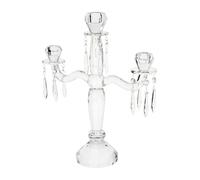 Villeroy & Boch Retro Accessories Candelabra 3-arms, 41.4 cm, Glass, Transparent