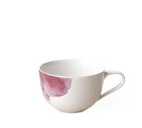 Villeroy & Boch - Rose Garden Breakfast Cup, 14.5 x 11 cm, Premium Porcelain, White/Pink