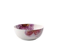 Villeroy & Boch - Rose Garden Salad Bowl, Porcelain Bowl White, Capacity 2,500 ml