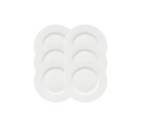 Villeroy & Boch Royal Breakfast Plate 22 cm Premium Bone Porcelain - suitable for 6 People - 6 Plates - White 22 cm 6 Units