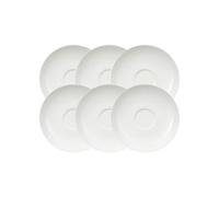 Villeroy & Boch Royal Coffee/Tea Saucer, Porcelain, White, 15 x 15 x 8 cm