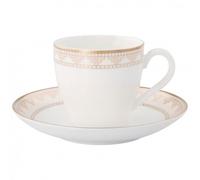 Villeroy & Boch - Samarkand Espresso Cup With Saucer - Beige